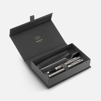 Набор Parker IM Essential Stainless Steel CT, серебристый с нанесением логотипа