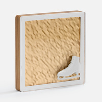 Плакетка Goldwin c 3D-элементами с нанесением логотипа