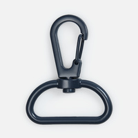 Застежка-карабин Snap Hook, L, темно-синяя с нанесением логотипа