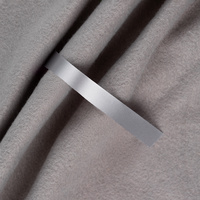 Лента сатиновая Satin 10 М, серая, 80 см