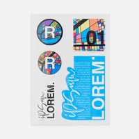 Наклейки UV-DTF Stiker Pack на заказ, S