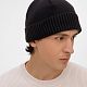 Шапка ComFleece, черная с нанесением логотипа