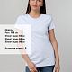 Футболка женская T-bolka Stretch Lady, белая (холодный оттенок) с нанесением логотипа
