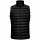 Жилет мужской Wilson BW Men, черный с нанесением логотипа