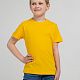 Футболка детская Regent Kids 150, желтая с нанесением логотипа