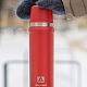 Термос «Арктика 600» с питьевой системой, красный с нанесением логотипа