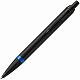 Ручка шариковая Parker IM Professionals Marine Blue BT, черная с синим с нанесением логотипа