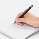 Ручка шариковая Atento Soft Touch Stylus со стилусом, черная с нанесением логотипа