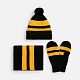 Варежки Winwear, черные с нанесением логотипа