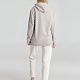 Толстовка с капюшоном унисекс Hoodie, дымчато-серая с нанесением логотипа
