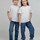 Футболка детская Regent Kids 150, белая с нанесением логотипа