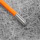 Наконечник для шнурка Nozzle, S, серебристый с нанесением логотипа