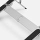 Подставка для ноутбука и планшета Scaffold Compact, серебристый металлик с нанесением логотипа