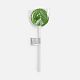 Карамель леденцовая «Круг», зеленая с нанесением логотипа