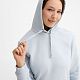 Толстовка женская Spencer Women, голубая с нанесением логотипа