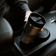 Термостакан Tumbler 350, вакуумный, стальной матовый с нанесением логотипа