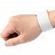Браслет Wristler, белый с нанесением логотипа
