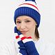 Варежки Winwear, темно-синие (кобальт) с нанесением логотипа