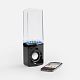 Bluetooth-колонка с поющим фонтаном Fuente, черная с нанесением логотипа