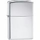 Зажигалка Zippo Classic High Polish, серебристая с нанесением логотипа