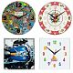 Часы стеклянные на заказ Time Wheel с нанесением логотипа