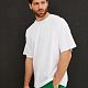 Футболка Oversize Premium, белая с нанесением логотипа