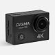 Экшн-камера Digma DiCam 320, черная с нанесением логотипа