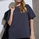 Футболка Oversize Premium, темно-серая (антрацит) с нанесением логотипа