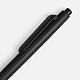 Ручка шариковая Prodir DS11 PMP, черная с нанесением логотипа