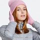 Шапка Urban Flow, пыльно-розовая с нанесением логотипа