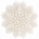 Свеча Snowflame 2, белая, 8 см с нанесением логотипа
