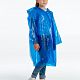 Дождевик-плащ детский BrightWay Kids, синий с нанесением логотипа