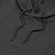 Толстовка с капюшоном унисекс Hoodie, серый меланж (антрацит) с нанесением логотипа