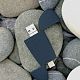 Флешка Pebble Universal, USB 3.0, серо-синяя, 32 Гб с нанесением логотипа