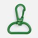 Застежка-карабин Snap Hook, L, зеленая с нанесением логотипа