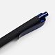 Ручка шариковая Prodir QS01 PRT-P Soft Touch, черная с синим с нанесением логотипа