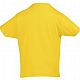 Футболка детская Imperial Kids 190, желтая с нанесением логотипа