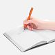Ручка шариковая Blade Soft Touch, оранжевая с нанесением логотипа