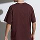 Футболка Oversize Premium, коричневая (шоколад) с нанесением логотипа