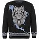 Джемпер Totem Wolf, черный с нанесением логотипа