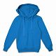 Худи детское Kirenga Kids 2.0, бирюзовое с нанесением логотипа
