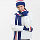 Варежки Winwear, темно-синие (кобальт) с нанесением логотипа