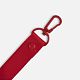 Застежка-карабин Snap Hook, M, красная с нанесением логотипа
