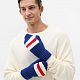 Варежки Winwear, темно-синие (кобальт) с нанесением логотипа