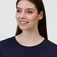Футболка женская E150, зеленая с нанесением логотипа
