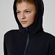 Анорак унисекс Lovi, черный с нанесением логотипа
