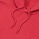 Толстовка с капюшоном унисекс Hoodie, красный меланж с нанесением логотипа
