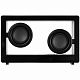 Bluetooth-колонка со светомузыкой Sensofonic, черная с нанесением логотипа