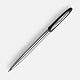 Ручка шариковая Dagger Soft Touch, черная с нанесением логотипа