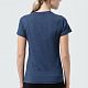 Футболка женская Regent Fit Women, синий меланж с нанесением логотипа
